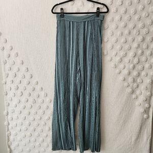 Michael Stars Striped Blue & Gray Pants